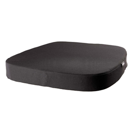 Cuscino breyta confort - 6 x 43 x 43 - in tessuto - nero - fellowes