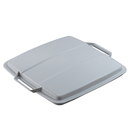 Coperchio per bidone durabin 90 l - grigio - durable