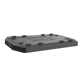 Coperchio per contenitore faber box 40/30 litri - plastica - nero - 59,4 x 38,5 x 4.5 cm - terry