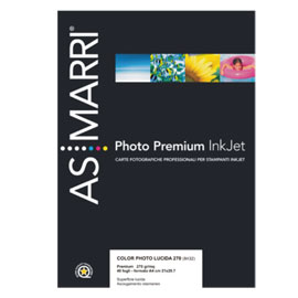 Carta inkjet a4 270gr 40fg photo premium lucida 8432 as marri