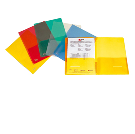 Cartellina con tasche full 21x29.7cm assortito
