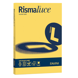 Carta rismaluce 200gr a3 125fg giallo sole favini