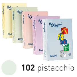Carta lecirque a4 160gr 250fg pistacchio pastello 102 favini