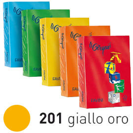 Carta lecirque a4 160gr 250fg giallo oro 201 favini