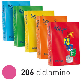 Carta lecirque a4 160gr 250fg ciclamino 206 favini