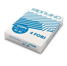 Carta copy4 a4 80gr 500fg 4fori fabriano