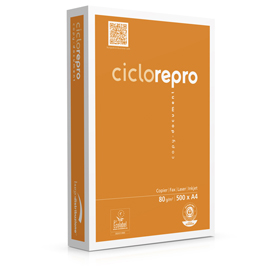 Carta fotocopie burgo ciclo a4 80gr 500fg riciclata 210x297mm