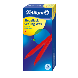 Ceralacca rossa 60/10 stecche pelikan per pacchi