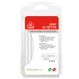 Colla termofusibile 11cm Ø12mm 100gr trasparente m 12/110