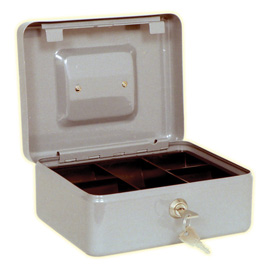 Cassetta portavalori secur 15x11x7cm grigio
