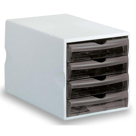 Cassettiera modula 4 big fume' trasp. Art.24050 leonardi