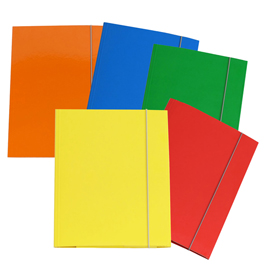 Cartellina con elastico 32pl 25x34cm assortito