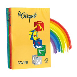 Carta lecirque a4 160gr 250fg mix 5 colori intensi favini