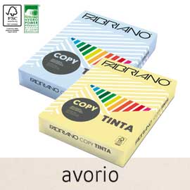 Carta copy tinta a4 80gr 500fg col.tenue avorio