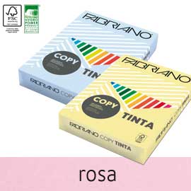 Carta copy tinta a3 80gr 250fg col.tenue rosa