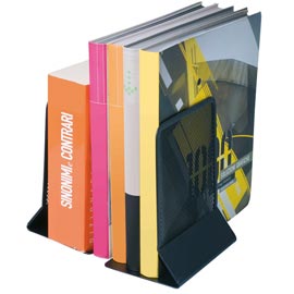 Coppia reggilibri in rete nero art.089