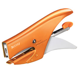 Cucitrice a pinza 5547 arancio metal wow leitz