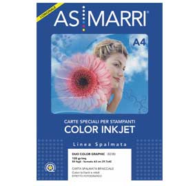 Carta inkjet a3 120gr 50fg duo color graphic patinata double-face 8238 marri