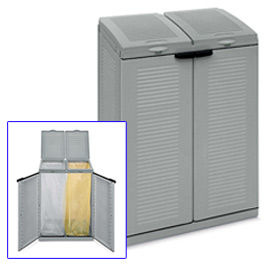 Contenitore ecocab2 2x110lt per raccolta differenziata