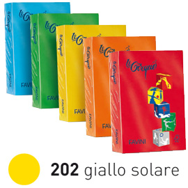 Carta lecirque a3 80gr 500fg giallo sole 202 favini