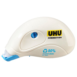 Correttore a nastro mini correction 5mm x 6mt 80 recycled uhu