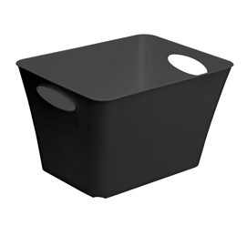 Contenitore living box 43,1x32,1x26cm - 24lt nero