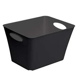 Contenitore living box 52,6x39,2x31cm - 44lt nero
