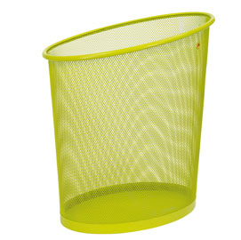 Cestino gettacarte 18lt mesh in rete metallica verde alba