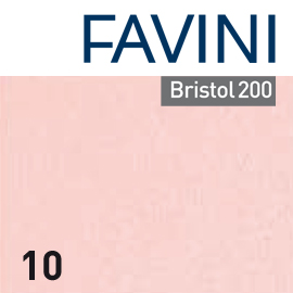 Conf.10 cartoncino bristol color 200gr 100x70cm rosa 10 favini