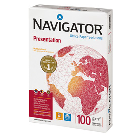 Carta navigator presentation a3 100gr 500fg 297x420mm