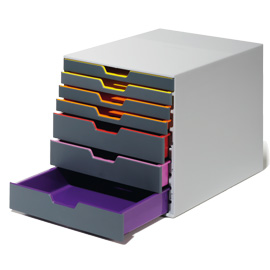 Cassettiera a 7 cassetti varicolor durable