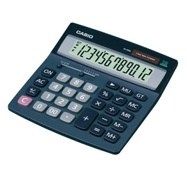 Calcolatrice da tavolo dh-12bk 12cifre casio