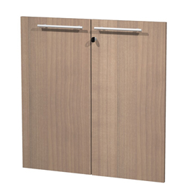 Coppia ante in melamin. X mob.basso ciliegio ar. - prestige