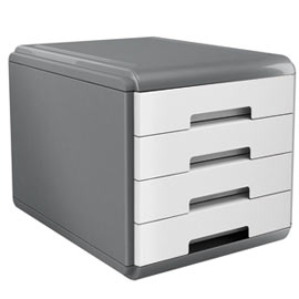 Cassettiera 4 cassetti 45mm mydesk bianco arda