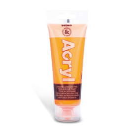 Colore acrilico fine tubo da 75ml arancione fluo