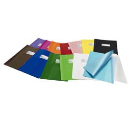 Coprimaxi in pvc lucido 21x30cm turchese c/alette e tasca portanome green line