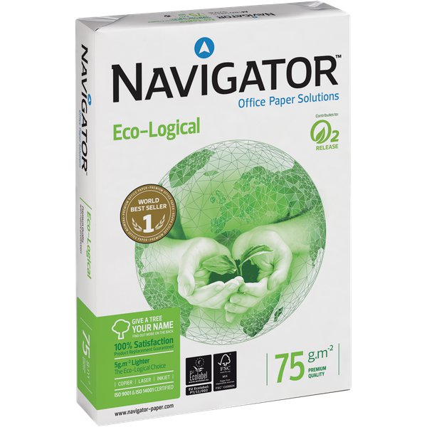 Carta navigator ecologica a4 75gr 500fg