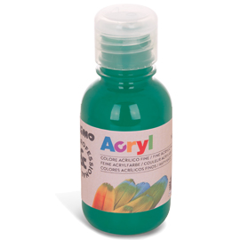 Colore acrilico fine acryl 125ml verde smeraldo primo