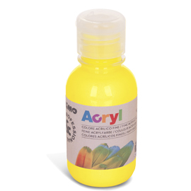 Colore acrilico fine acryl 125ml giallo primario primo