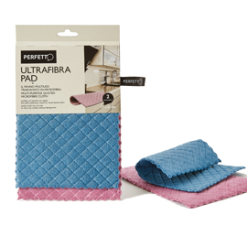 Conf. 2 panni microfibra pad 17x23cm multiuso perfetto