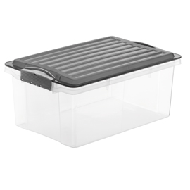 Contenitore compact a4 19lt con coperchio nero