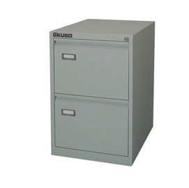 Classificatore kubo 2 cassetti per cart. Sospese grigio h 70cm