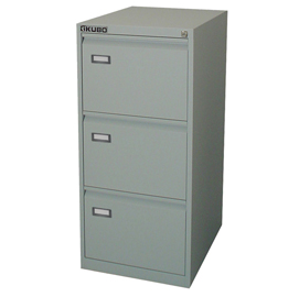 Classificatore kubo 3 cassetti per cart. Sospese grigio h 101cm