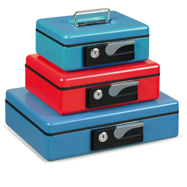 Cassetta portavalori 197x154x80mm blu koala deluxe