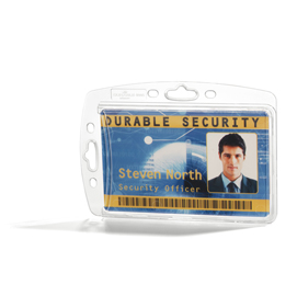 Conf. 10 portabadge rigido 5,4x8,5cm 8905-19 durable