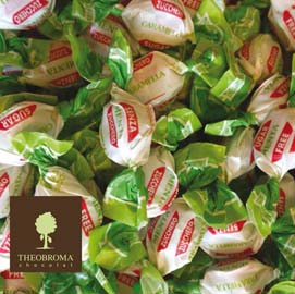 Caramelle mini gusto menta busta 500gr theobroma