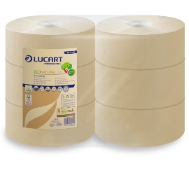 Carta igienica maxi jumbo Ø24,5cm - 300mt econatural lucart