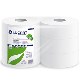 Carta igienica maxi jumbo Ø25,5cm - 360mt eco lucart