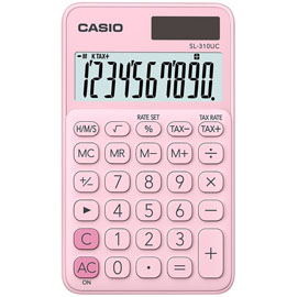 Calcolatrice tascabile sl-310uc rosa casio