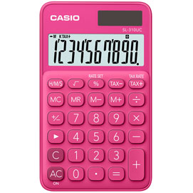 Calcolatrice tascabile sl-310uc rosso casio